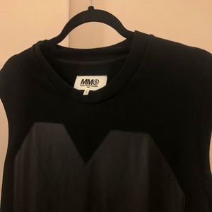 MM6 by Maison Martin Margiela Leather Mini Dress